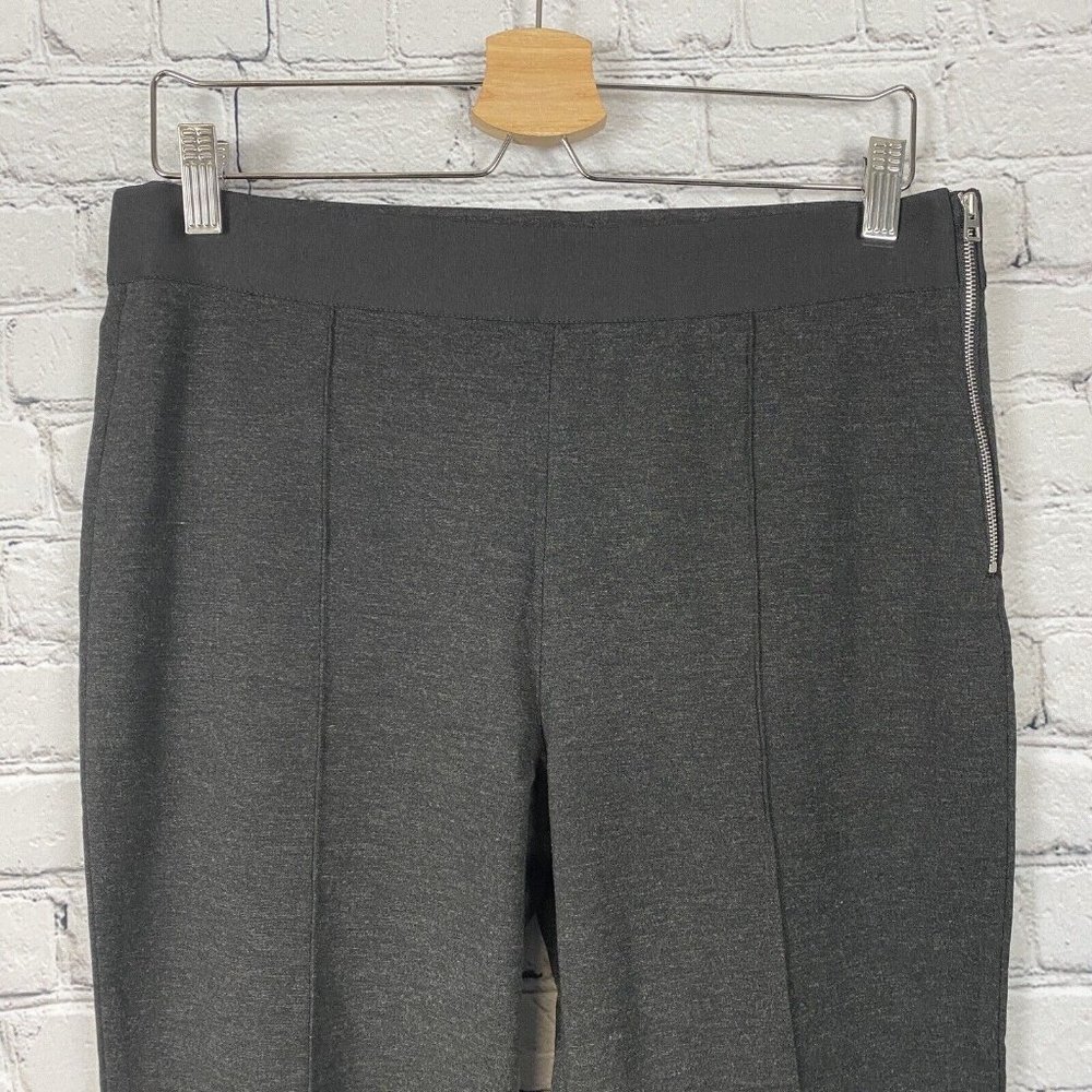 Everlane Stretch Ponte Crop Pants Exposed Side Zip Front Seam - Picture 4 of 10